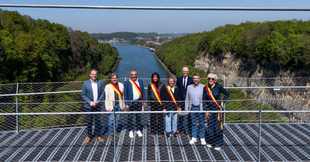 Inauguration passerelle