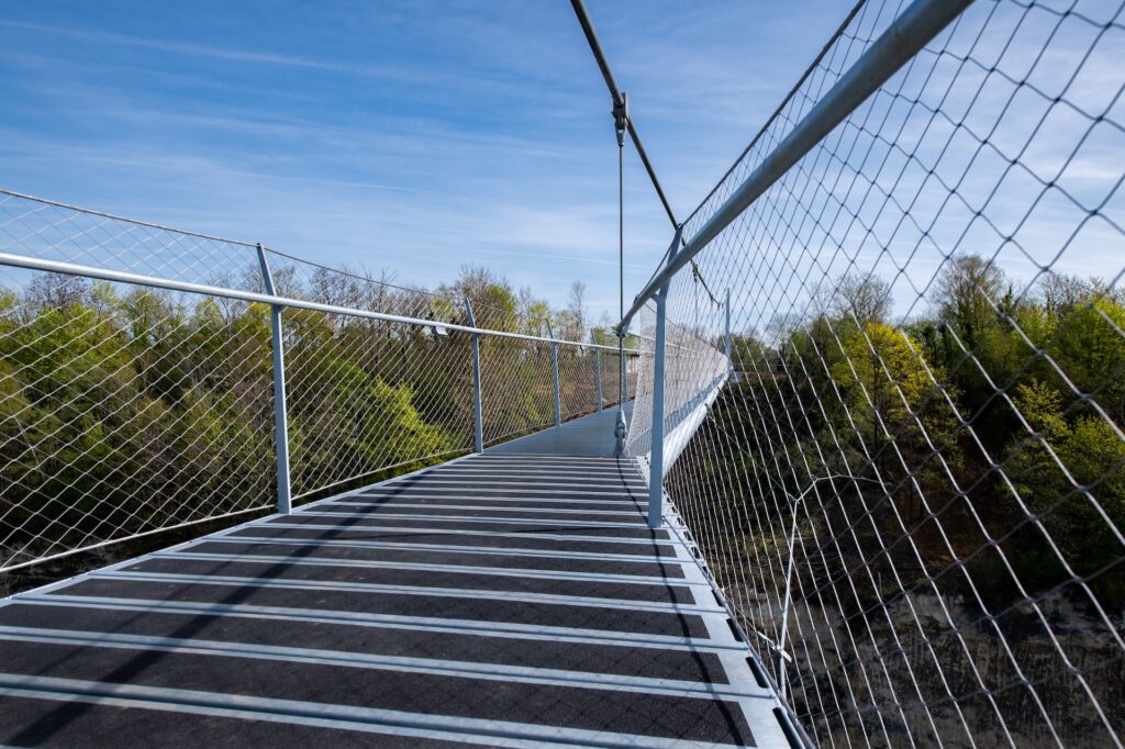 Sur la passerelle